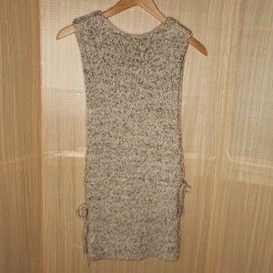 Aerie Womens Chunky Knit Sleeveless Sweater Dress Small